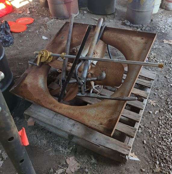 Metal Fan And Hand Pumps, Qty 2