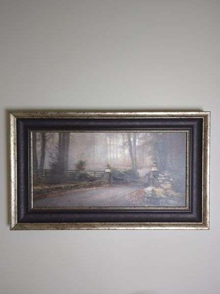 Framed Landscape Print, 17" x 19.5"