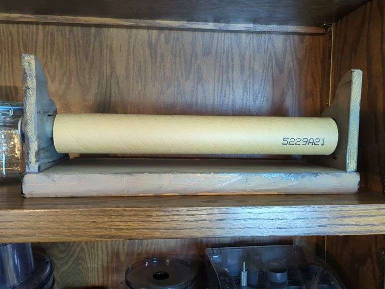 Wooden Saran Wrap Roll Dispenser