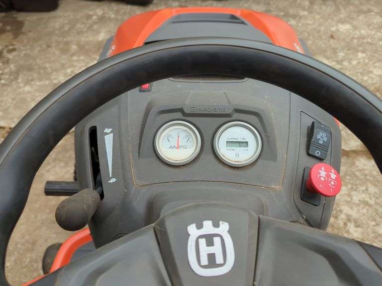 Husqvarna TS 354XD Riding Lawn Mower With 54" Deck, Hours Showing On Gauge 66