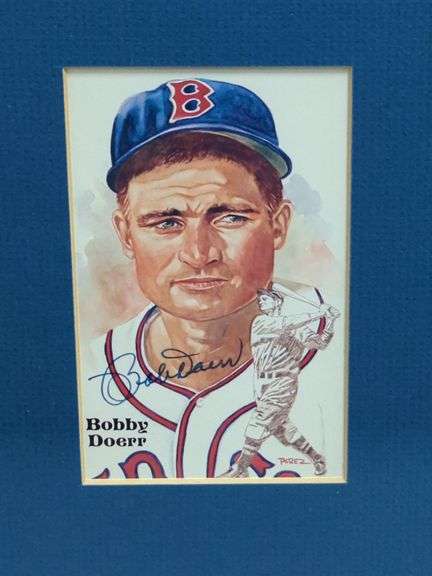 Boston Red Sox Bobby Doerr Autographed Perez-Steele Postcard, With Sports Collectibles COA