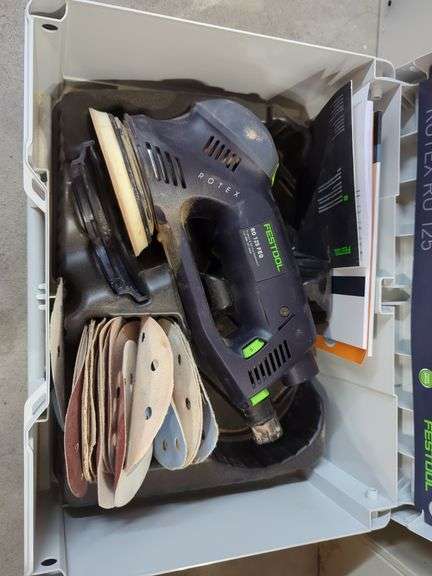 Festool Rotex Geared Eccentric Sander with Accessories