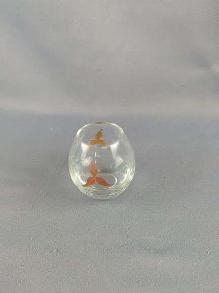 Partylite Crystal Candleholder, Floral Bowl, Decorated Glass