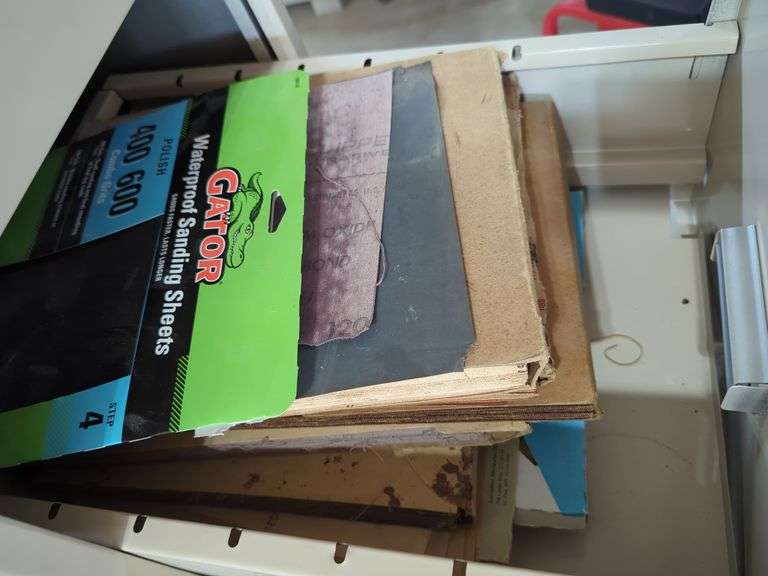 Sandpaper Assortment Including Gator, Clipper Abrasives, 3M & More