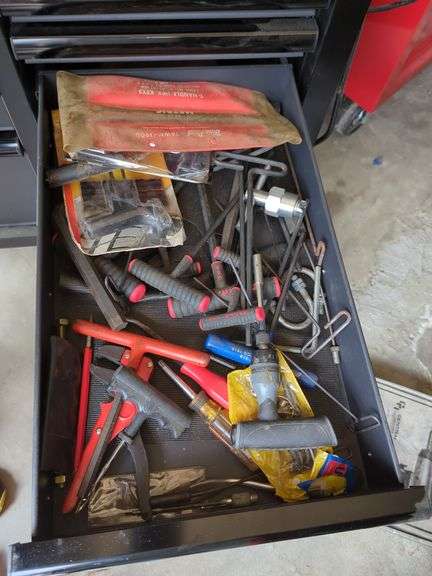 Hand Tools Including T Handle Hex Keys, Tire Repair Kits And More