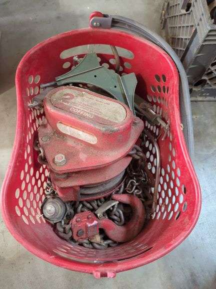 Coffing 2-Ton Chain Hoist with Basket