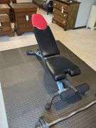 Bowflex SelectTech 5.1 Adjustable Weight Bench with Barbell and Weights,Bidder Responsible For Proper Disassembly and Removal