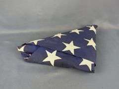 Folded United States Flag