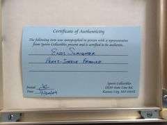 St. Louis Cardinals Enos Slaughter Autographed Perez-Steele Postcard, With Sports Collectibles COA