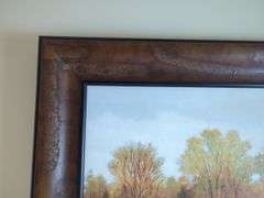 Autumn Landscape Framed And Signed Print, 33" x 41"