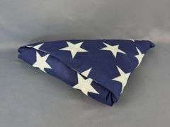 Folded United States of America Flag