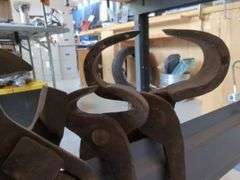 Farrier's Hoof Nippers, And C-Clamp Vise Grips