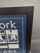 New York Yankees Framed Photographs And Autographs Including Joe DiMaggio, Babe Ruth, Lou Gehrig, And Mickey Mantle