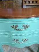 Drexel Two-Drawer Painted Side Table