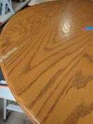 Round Oak Pedestal Table