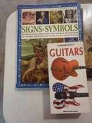 Books Including Guitar Directory, Signs and Symbols, Hunter's Bible, Prospector's Guide, Aviation Handbook