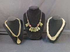 Group of Nine Costume Necklaces