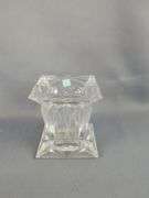 Partylite Crystal Candleholder, Floral Bowl, Decorated Glass