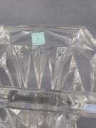 Partylite Crystal Candleholder, Floral Bowl, Decorated Glass
