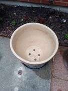 Glazed Ceramic Planter, 14" x 17"