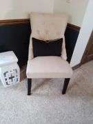 Upholstered Accent Chair with Pillow