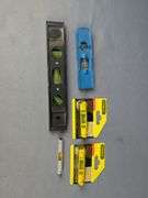Measuring and Leveling Tools: Stanley Square, Levels, Stud Finders
