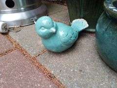 Glazed Ceramic Planters, Various Styles, Qty 4
