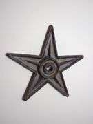 Abstract Painting, Prints, Wooden Spatula And Metal Star, Qty 5