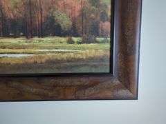 Autumn Landscape Framed And Signed Print, 33" x 41"