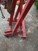 Folding Hydraulic Engine Hoist, 2 Ton Capacity