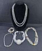 Assorted Costume Jewelry Necklaces and Bracelet