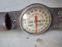 Snap-On Tools Torq-O-Meter Torque Wrench