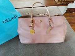 Antonio Melani Leather Tote Bag with Dust Bag