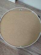 Round Framed Mirror and Framed Bulletin Board, 20-24"
