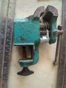 Machinist Tools Including Dividers, Calipers, Squares, Vise