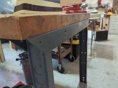 Heavy Duty Work Bench with Steel Frame