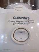 Cuisinart Frozen Yogurt, Ice Cream & Sorbet Maker with Extra Freezer Bowls