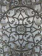 Metal Door Mat And Hanging Birdbath