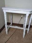 Painted Side Table with Spindle Legs
