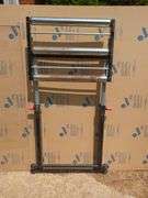 Large Lucite Acrylic Sheet with Roller Stand