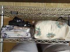 Comforters, Sheets, and Pillows, Various Sizes And Styles