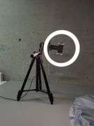 UBeesize 10.2" Selfie Ring Light with Tripod & Kate Background Cloth