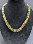 Three Gold Tone Necklaces