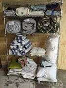 Comforters, Sheets, and Pillows, Various Sizes And Styles
