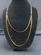 Collection of Nine Gold-Tone Fashion Necklaces - Avon and Monet