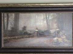 Framed Landscape Print, 17" x 19.5"