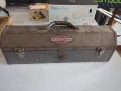 Craftsman Metal Tool Box with Soldering Guns, Pencil Torch, Wire, And More