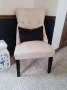 Upholstered Accent Chair with Pillow