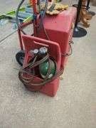 Airco Oxygen Acetylene Welding Torch with Tank and Cart