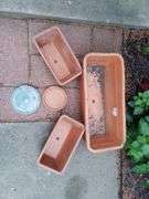 Terracotta Clay Planters with Saucers
